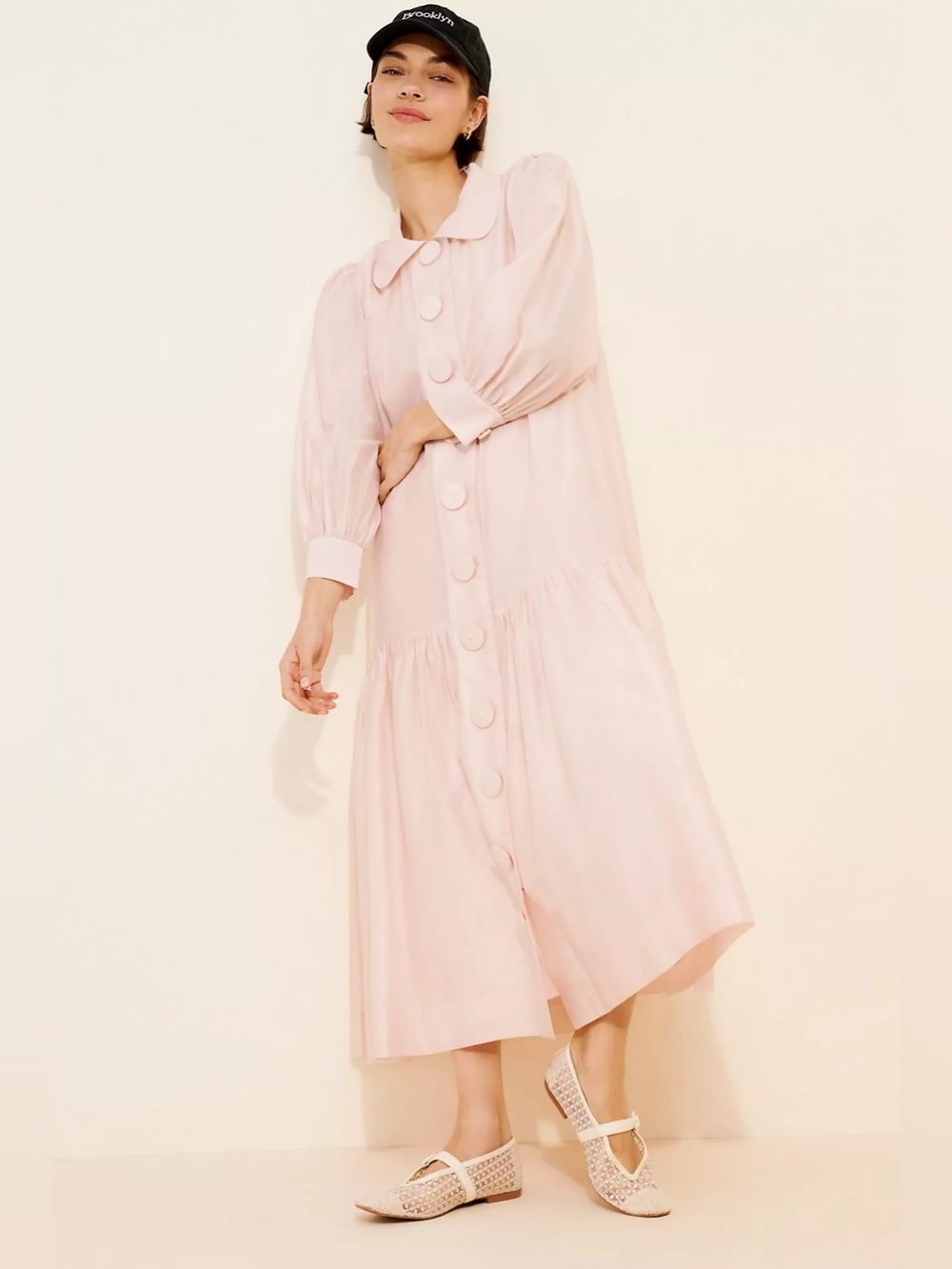SWGT Collared Button Front Dress
